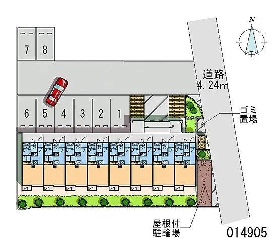 ★手数料０円★泉南郡熊取町紺屋　月極駐車場（LP）